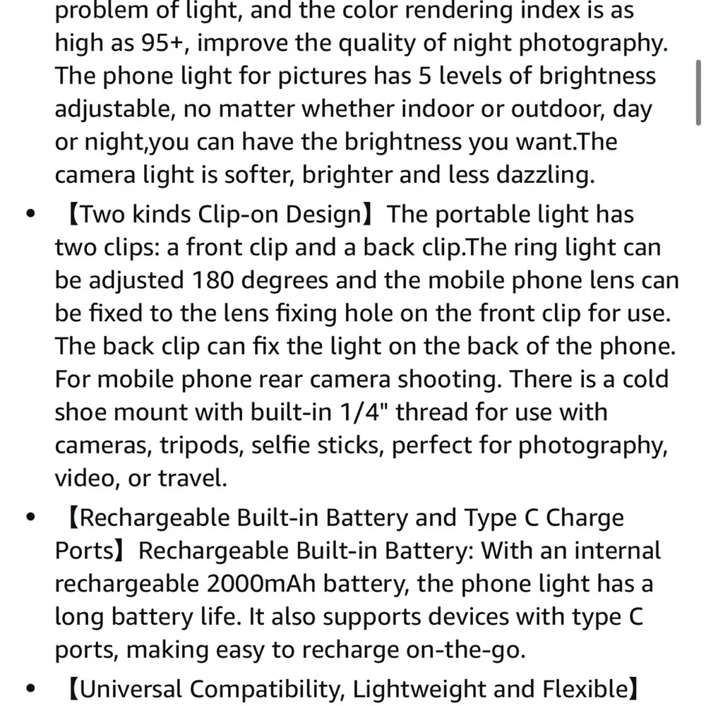 Selfie light